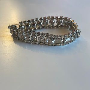 Vintage art deco rhinestone bracelet vintage wedding